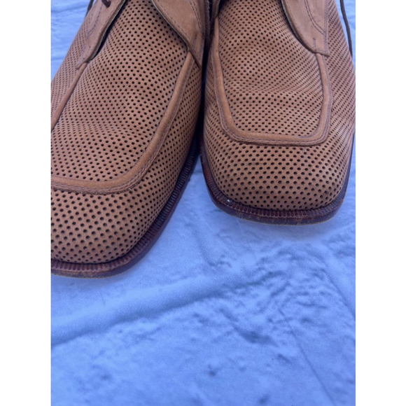 Men's Moreschi Italy Brown Leather‎ Shoes, Size 8 - Picture 6 of 11